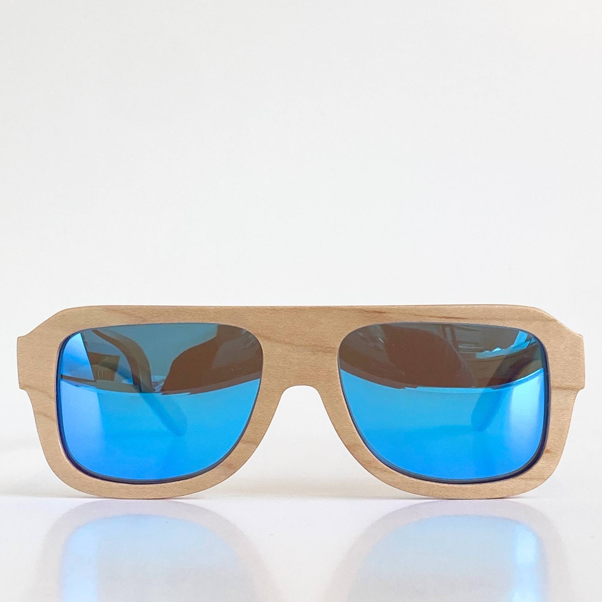 Liberator - Wood+Metal Sunglasses - RawWood Shades